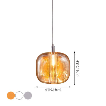 Isabelle Postmodern Blown Glass LED Pendant Light