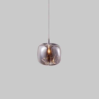 Isabelle LED-Pendelleuchte aus mundgeblasenem Glas im postmodernen Design