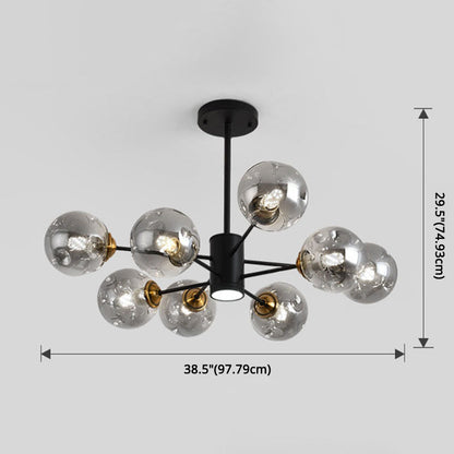 Colette Bubble Glas Kronleuchter 2-stöckige moderne Pendelleuchte