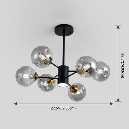 Colette Bubble Glas Kronleuchter 2-stöckige moderne Pendelleuchte