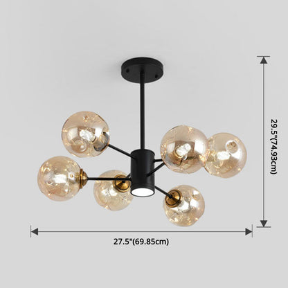 Colette Bubble Glas Kronleuchter 2-stöckige moderne Pendelleuchte