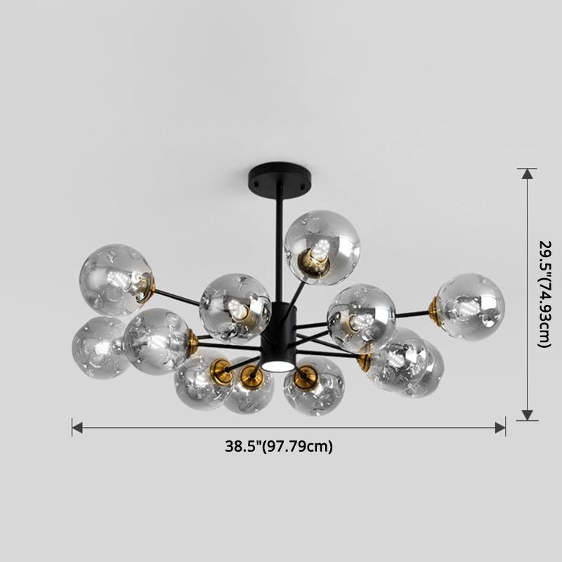 Colette Bubble Glas Kronleuchter 2-stöckige moderne Pendelleuchte