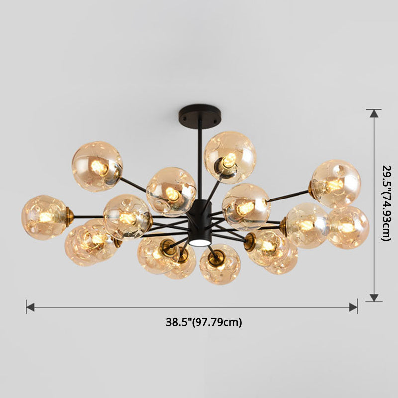 Colette Bubble Glas Kronleuchter 2-stöckige moderne Pendelleuchte