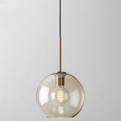 Élise Cognac Glas Hängeleuchte
