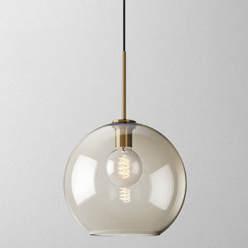 Élise Cognac Glas Hängeleuchte