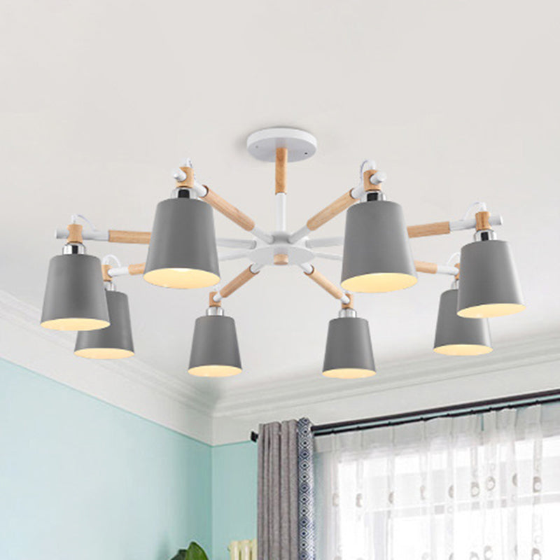 Lucienne Wood Akzent Sputnik Kronleuchter Moderne Pendelleuchte