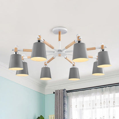 Lucienne Wood Akzent Sputnik Kronleuchter Moderne Pendelleuchte