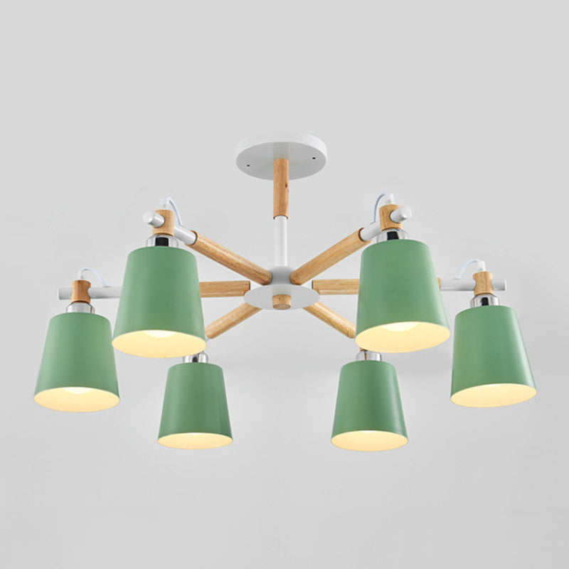 Lucienne Wood Akzent Sputnik Kronleuchter Moderne Pendelleuchte
