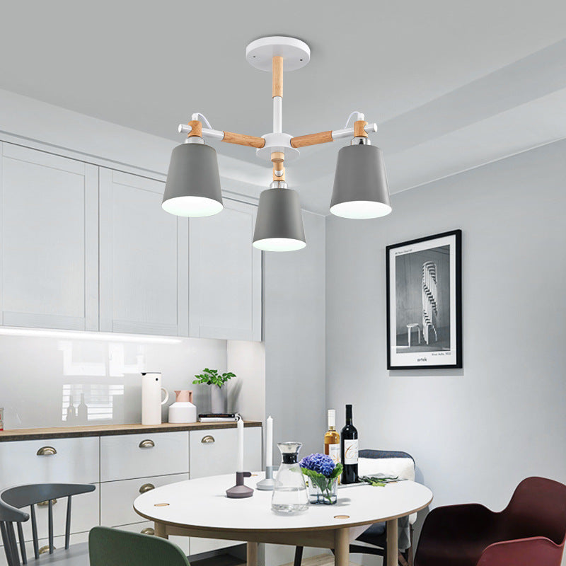 Lucienne Wood Akzent Sputnik Kronleuchter Moderne Pendelleuchte