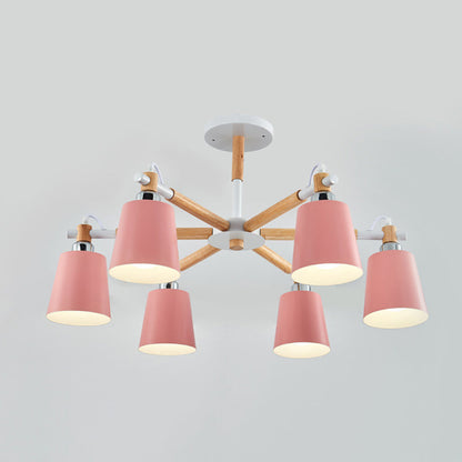 Lucienne Wood Akzent Sputnik Kronleuchter Moderne Pendelleuchte