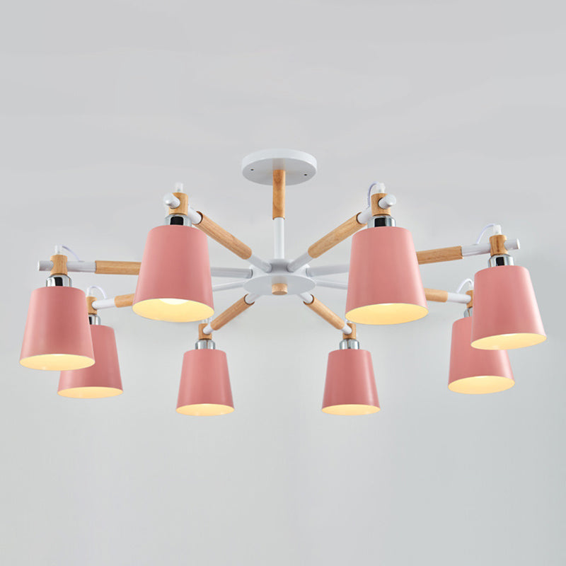 Lucienne Wood Akzent Sputnik Kronleuchter Moderne Pendelleuchte