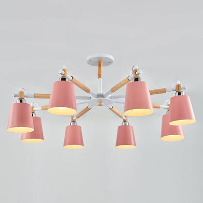 Lucienne Wood Akzent Sputnik Kronleuchter Moderne Pendelleuchte