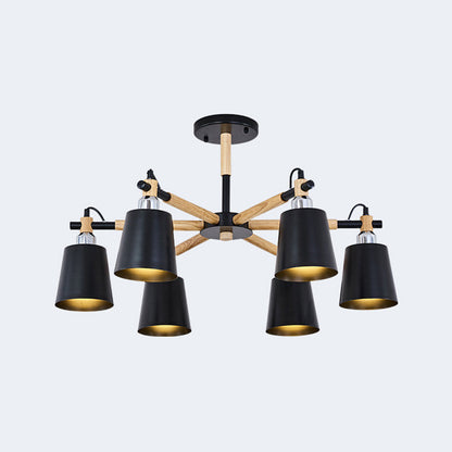 Lucienne Wood Akzent Sputnik Kronleuchter Moderne Pendelleuchte