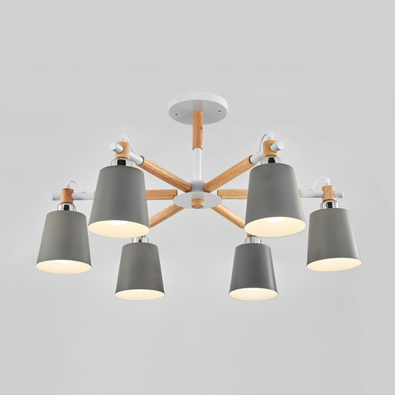 Lucienne Wood Akzent Sputnik Kronleuchter Moderne Pendelleuchte