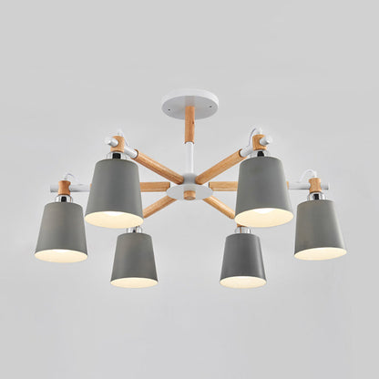 Lucienne Wood Akzent Sputnik Kronleuchter Moderne Pendelleuchte