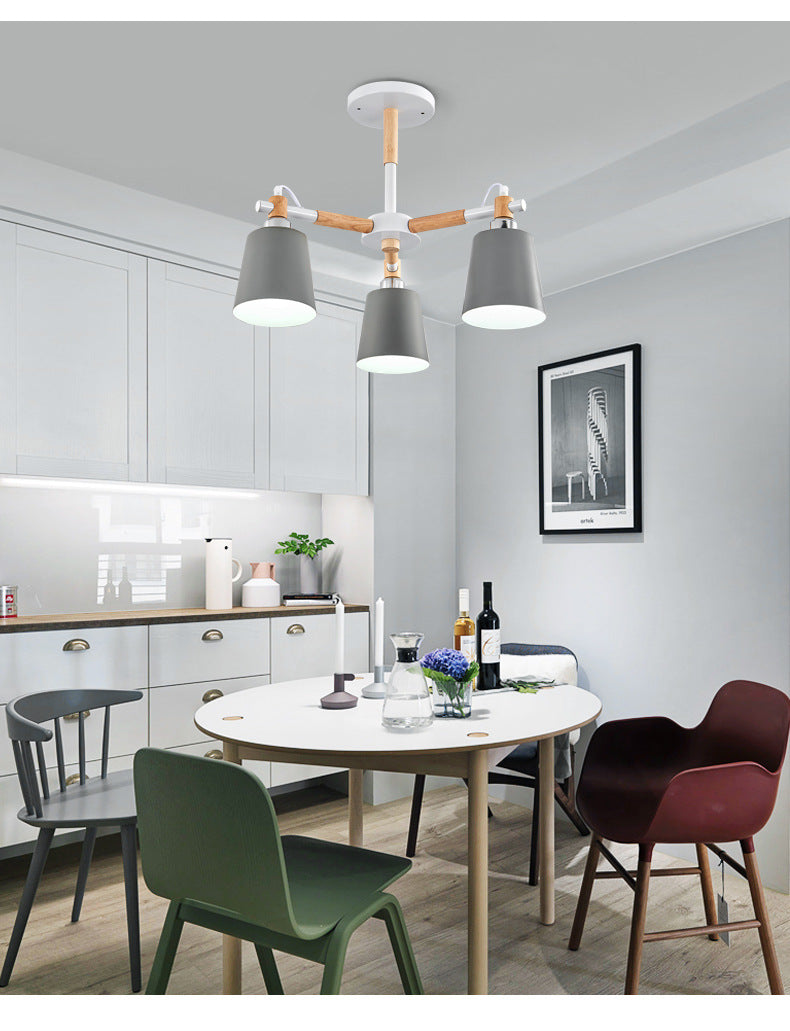 Lucienne Wood Akzent Sputnik Kronleuchter Moderne Pendelleuchte