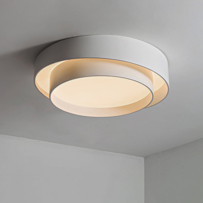 Chloé Nordic White runde LED-Deckenleuchte