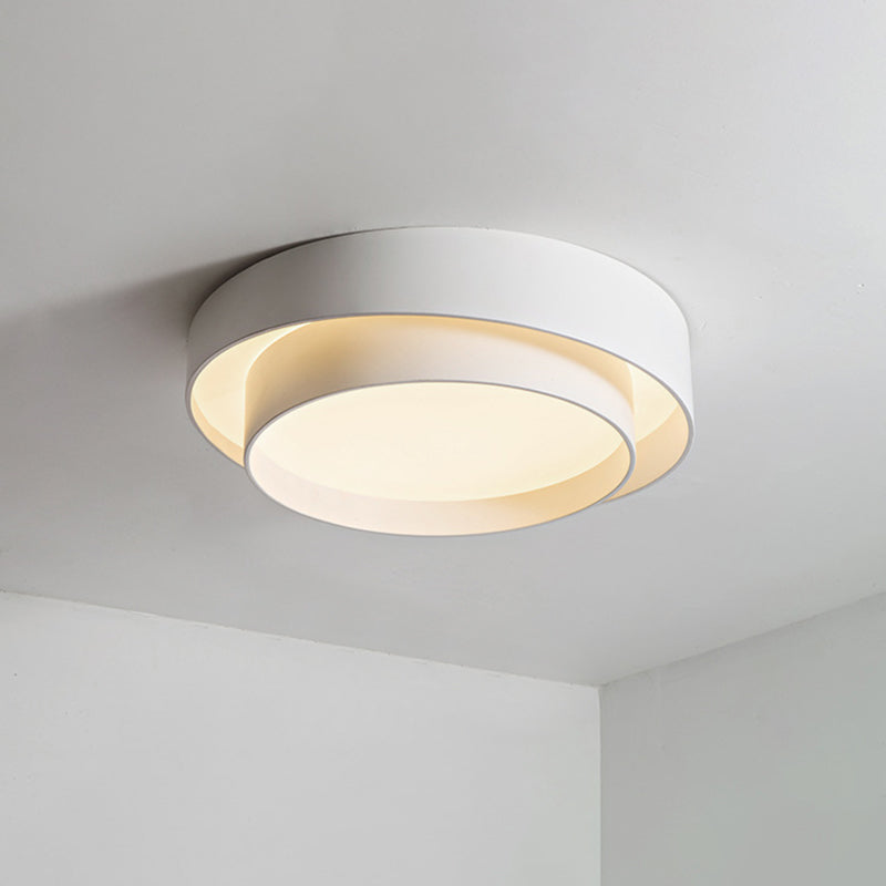 Chloé Nordic White runde LED-Deckenleuchte