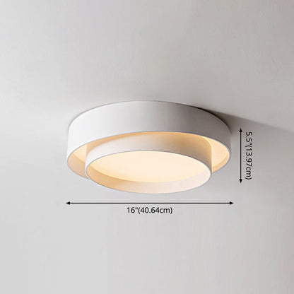 Chloé Nordic White runde LED-Deckenleuchte