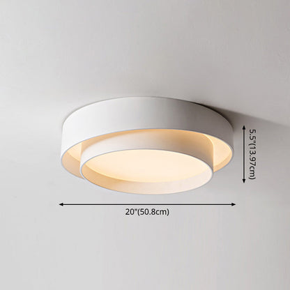 Chloé Nordic White runde LED-Deckenleuchte