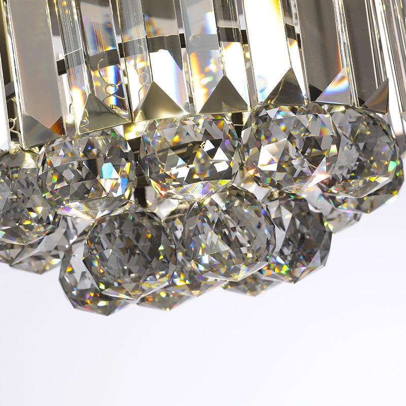 Émilienne Moderne Kristall-LED-Deckenleuchte
