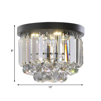 Émilienne Moderne Kristall-LED-Deckenleuchte