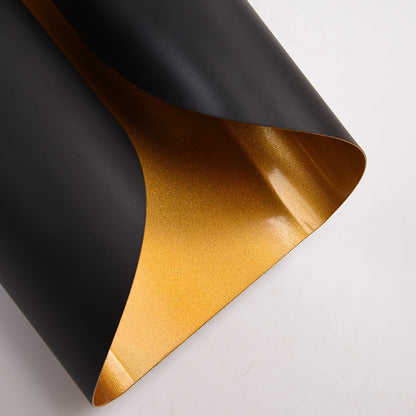 Adélie Koloniale Doppel-Wandleuchte mit Metallschirm