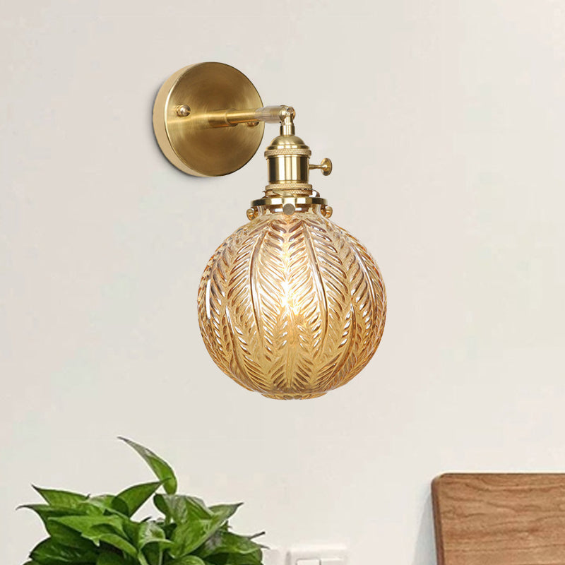 Margaux Geometric Wall Lamp with Prismatic Glass and Brass Finish
