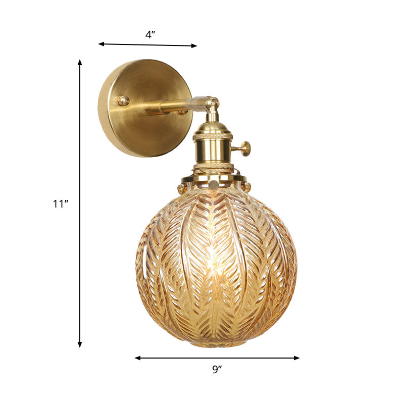 Margaux Geometric Wall Lamp with Prismatic Glass and Brass Finish