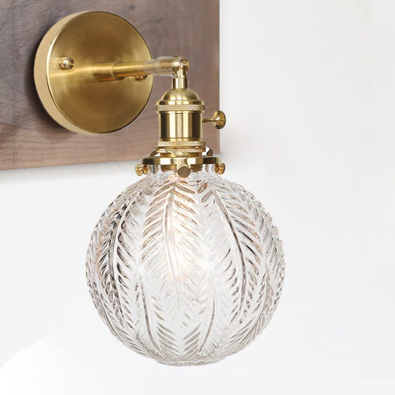 Margaux Geometric Wall Lamp with Prismatic Glass and Brass Finish