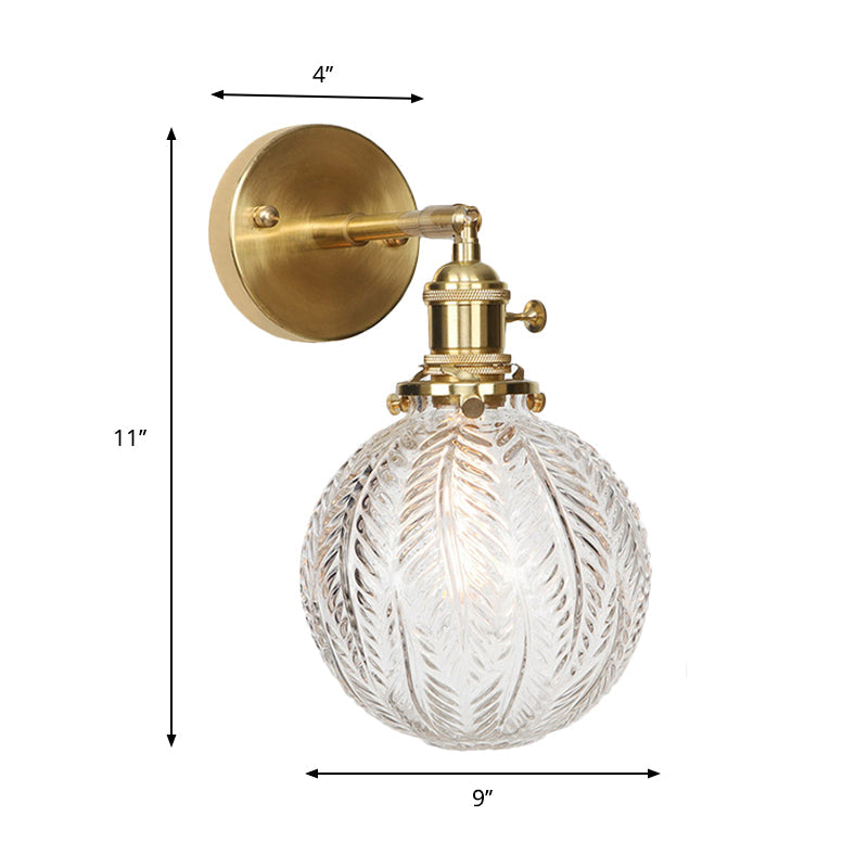 Margaux Geometric Wall Lamp with Prismatic Glass and Brass Finish