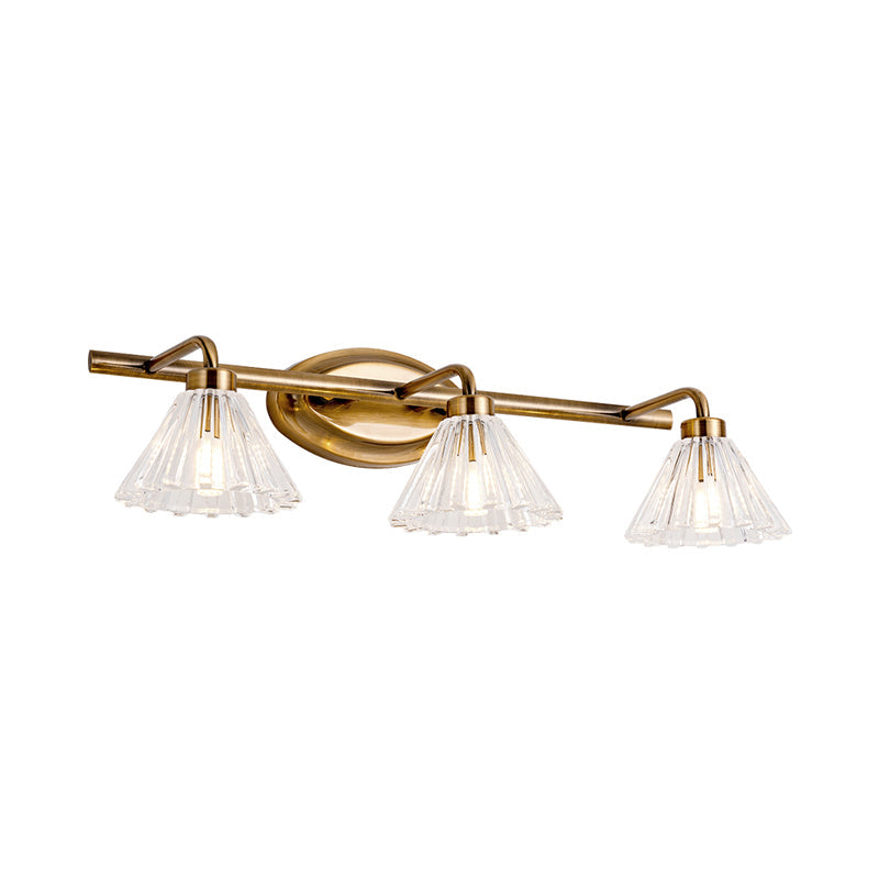 Éloise Cone Wandleuchte Messing Metall LED-Beleuchtung