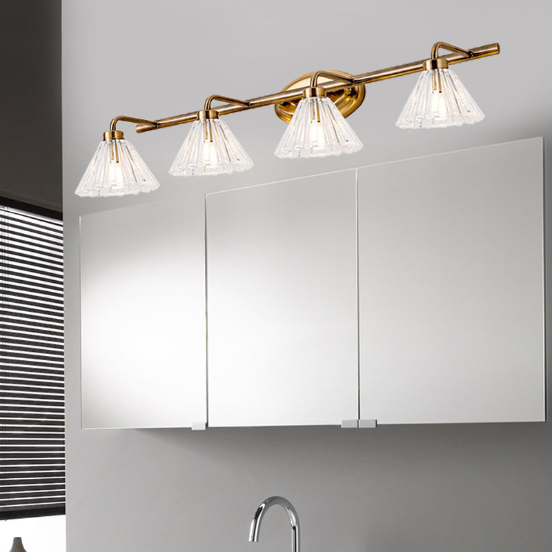 Éloise Cone Wandleuchte Messing Metall LED-Beleuchtung