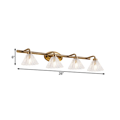 Éloïse Cone Wandleuchte – Messing, 1–3 Leuchtmittel