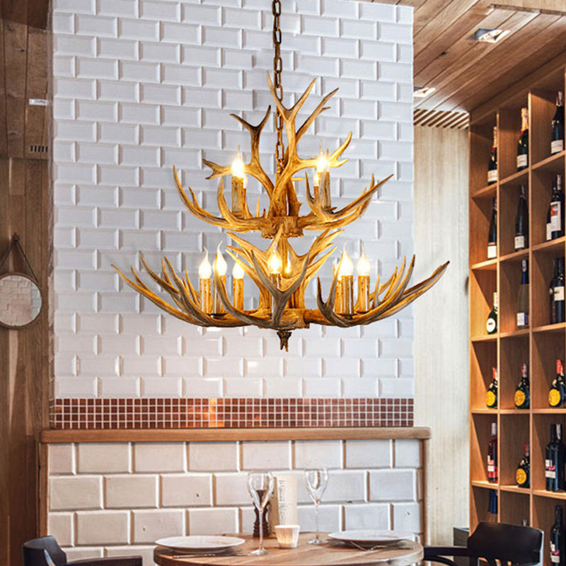 Madeleine Resin Candle Chandelier