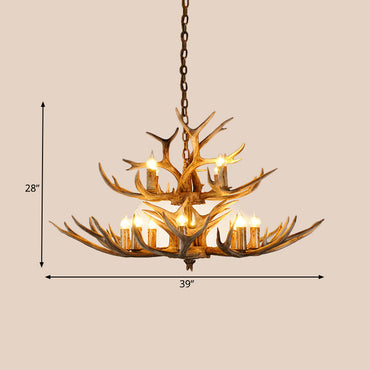 Madeleine Resin Candle Chandelier
