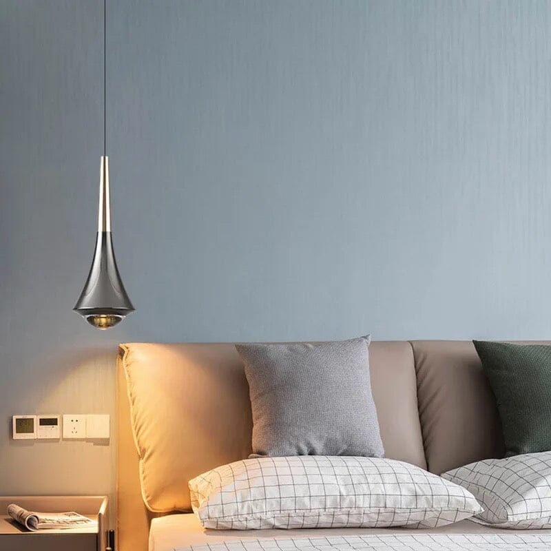 Sophie Minimalistischer Wassertropfen LED-Anhänger