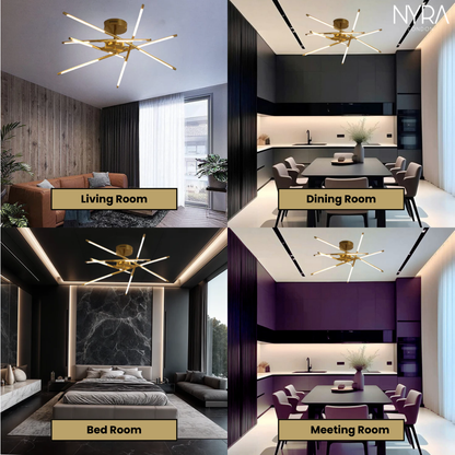 Manon Modern Forged Aluminum Chandelier