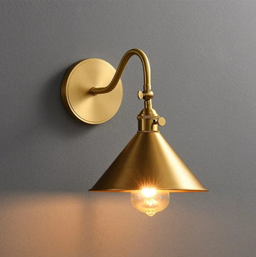 Anaïs Adjustable Brass Wall Sconce