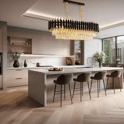 Elena Luxury K9 Crystal Leonardo Chandelier