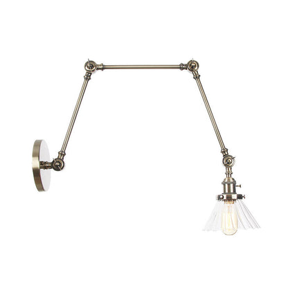 Nova Industrial Cone Glas-Wandleuchte