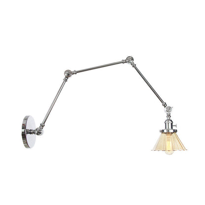 Nova Industrial Cone Glas-Wandleuchte