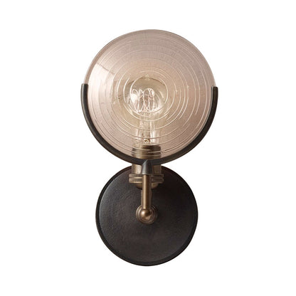 Gabrielle Wandleuchte Metall und Glas Traditionelle Wandlampe