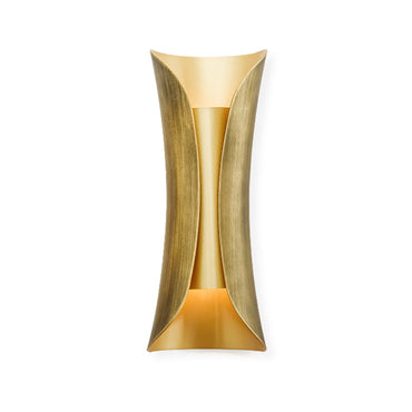 Léonie Goldene Wandlampe mit doppelten LED-Köpfen
