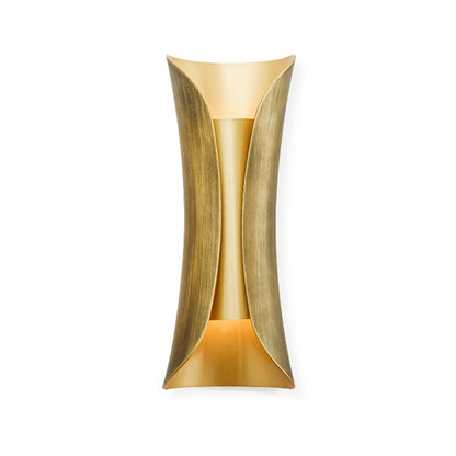 Léonie Goldene Wandlampe mit doppelten LED-Köpfen