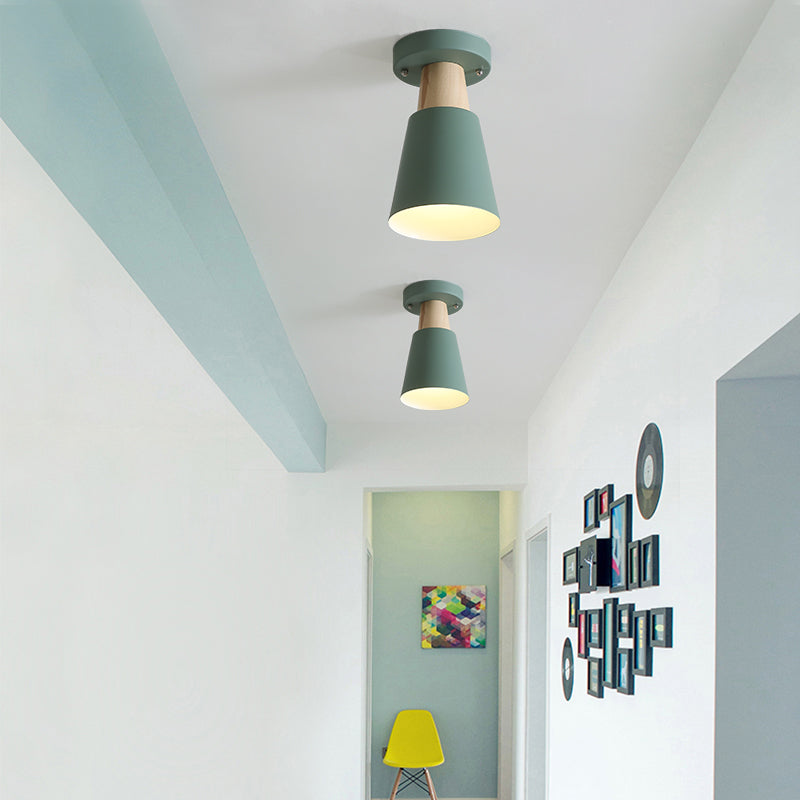 Élodie Modern Conic Semi Flush Ceiling Light