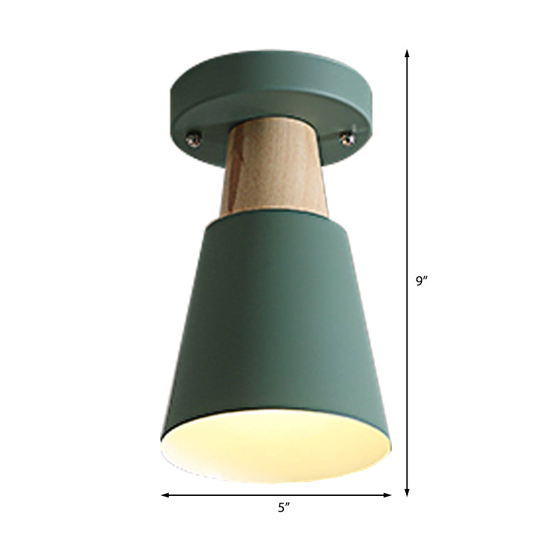 Élodie Modern Conic Semi Flush Ceiling Light
