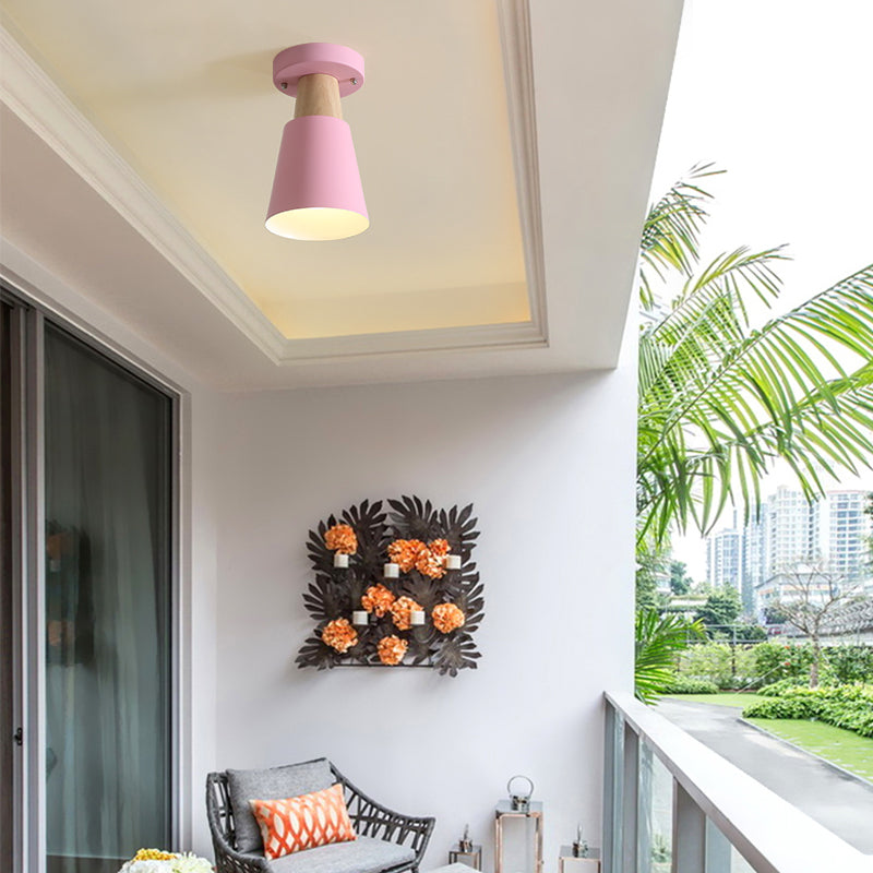 Élodie Modern Conic Semi Flush Ceiling Light