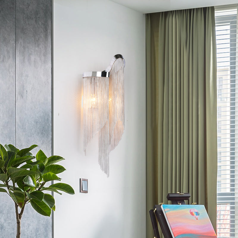 Clémence Chain Tassel Wall Sconce
