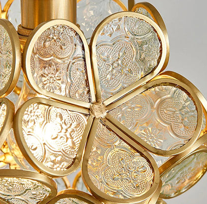 Clara Flower Glass Pendant Light